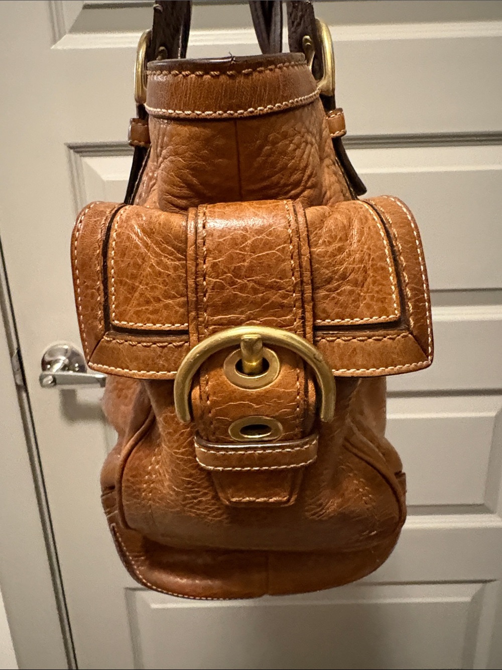 Coach Vintage 2006 Soho Mia Whiskey Pebbled Leather Tote #10049 - Picture 8 of 15